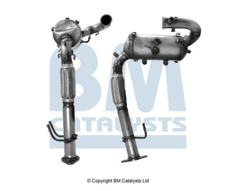 Filtre à particules diesel + convertisseur catalytique BM11401H BM Catalysts