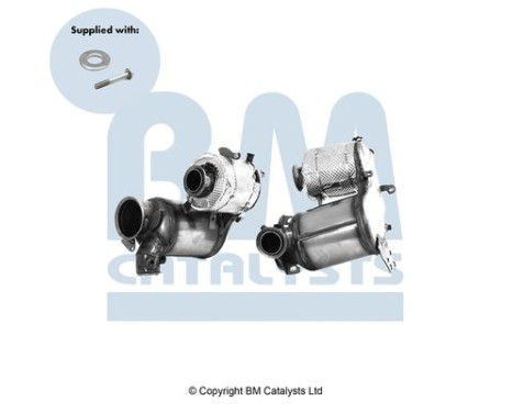 Filtre à particules diesel + convertisseur catalytique BM11582H BM Catalysts