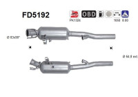 filtre à particules diesel FD5192 AS
