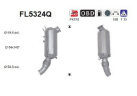 Filtre à particules diesel FL5324Q AS