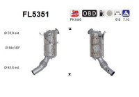 filtre à particules diesel FL5351 AS