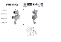 filtre à particules diesel FM5345Q AS