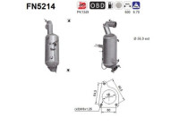filtre à particules diesel FN5214 AS