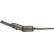 Filtre à particules diesel, système d'échappement 097-074 Bosal