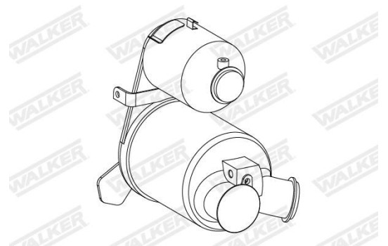Filtre à particules diesel, système d'échappement 73339 Walker