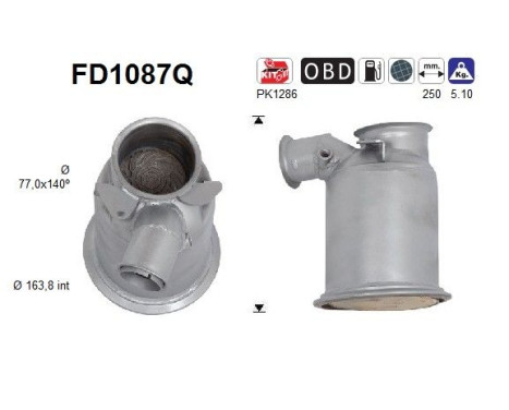 Filtre à particules FD1087Q AS