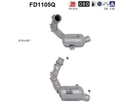 Filtre à particules FD1105Q AS