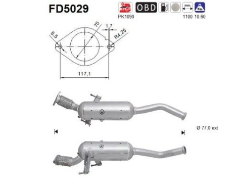 Filtre à particules FD5029 AS