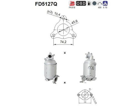 Filtre à particules FD5127Q AS