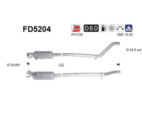 Filtre à particules FD5204 AS
