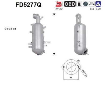 Filtre à particules FD5277Q AS