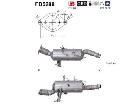 Filtre à particules FD5288 AS