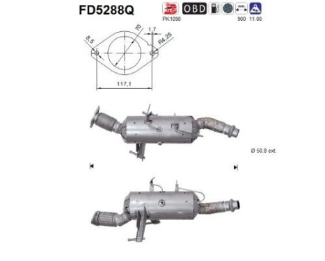 Filtre à particules FD5288Q AS