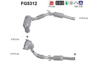 Filtre à particules, système d'échappement FG5312 AS