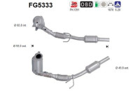 Filtre à particules, système d'échappement FG5333 AS