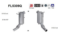 Filtre à particules, système d'échappement FL5309Q AS