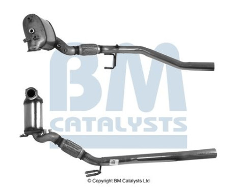 Filtre à particules / à suie, échappement BM11051 BM Catalysts