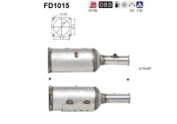 Filtre à particules / à suie, échappement FD1015 AS