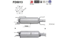 Filtre à particules / à suie, échappement FD5013 AS