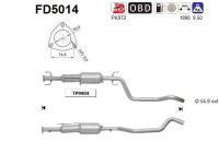 Filtre à particules / à suie, échappement FD5014 AS