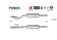 Filtre à particules / à suie, échappement FD5031 AS