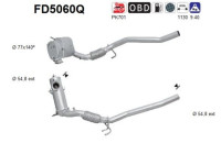 Filtre à particules / à suie, échappement FD5060Q AS