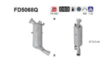 Filtre à particules / à suie, échappement FD5068Q AS