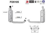 Filtre à particules / à suie, échappement FD5105 AS