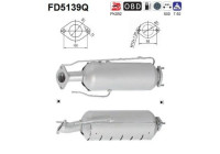Filtre à particules / à suie, échappement FD5139Q AS