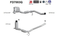 Filtre à particules / à suie, échappement FD7003Q AS