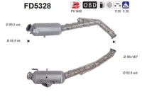 Filtre à particules diesel FD5328 AS