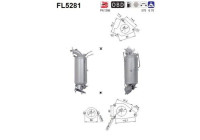 Filtre à particules diesel FL5281 AS