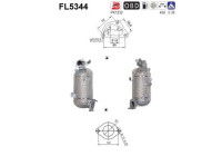 filtre à particules diesel FL5344 AS