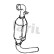 Filtre à particules diesel, système d'échappement 390440 Klarius, Vignette 2