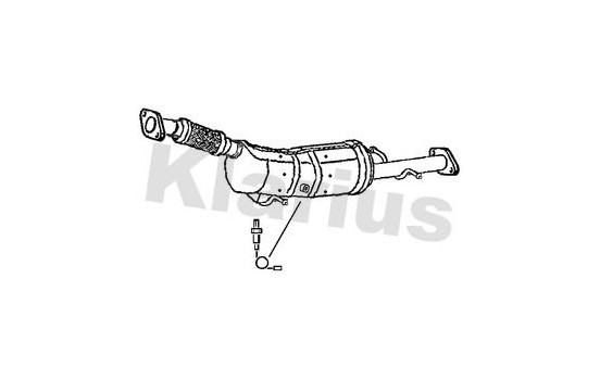 Filtre à particules diesel, système d'échappement 390512 Klarius, Image 2