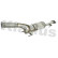 Filtre à particules diesel, système d'échappement 390512 Klarius