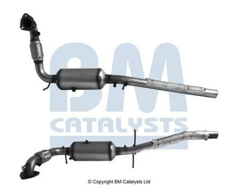 Filtre à particules diesel, système d'échappement BM11398H BM Catalysts