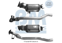 Filtre à particules diesel, système d'échappement BM11402H BM Catalysts