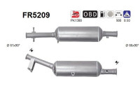 Filtre à particules diesel, système d'échappement FR5209 AS