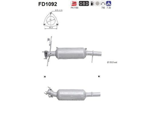 Filtre à particules FD1092 AS
