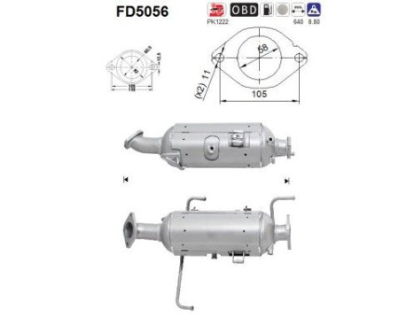 Filtre à particules FD5056 AS
