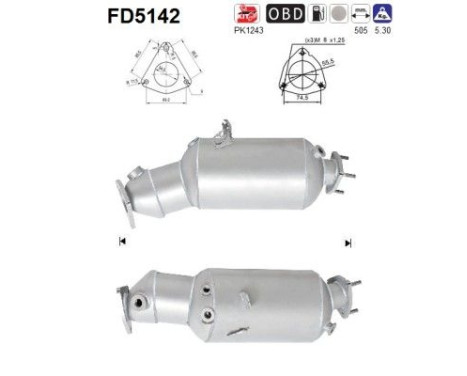 Filtre à particules FD5142 AS