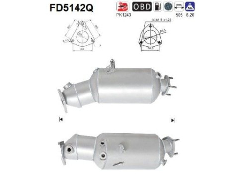 Filtre à particules FD5142Q AS