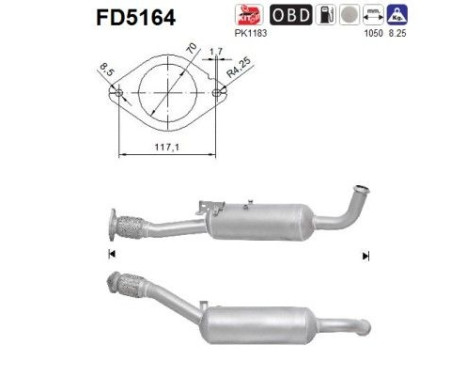Filtre à particules FD5164 AS