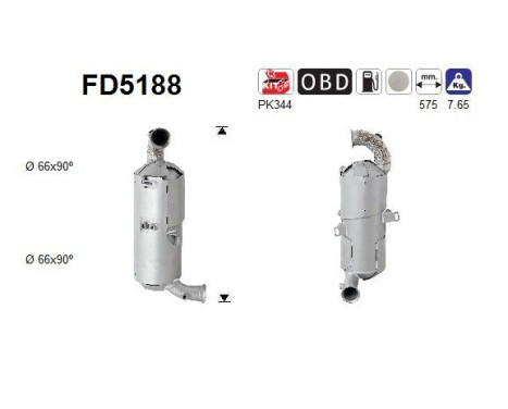 Filtre à particules FD5188 AS