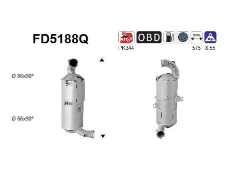 Filtre à particules FD5188Q AS