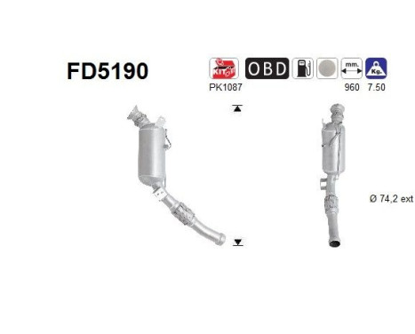 Filtre à particules FD5190 AS