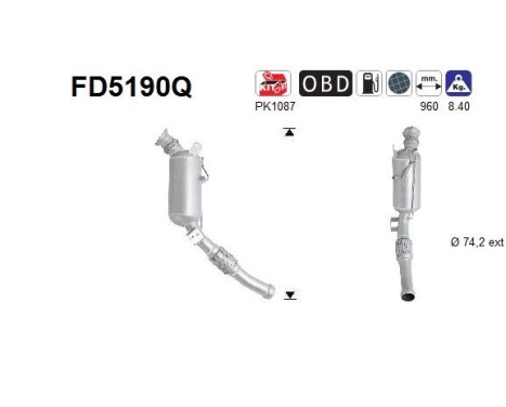 Filtre à particules FD5190Q AS