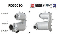 Filtre à particules FD5208Q AS