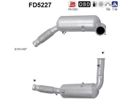 Filtre à particules FD5227 AS